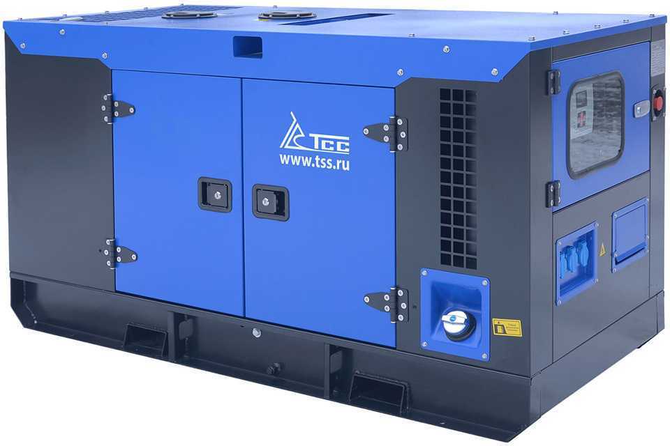 Дизельный генератор ТСС АД-20С-Т400-1РКМ16 в шумозащитном кожухе Дизель электростанции фото, изображение