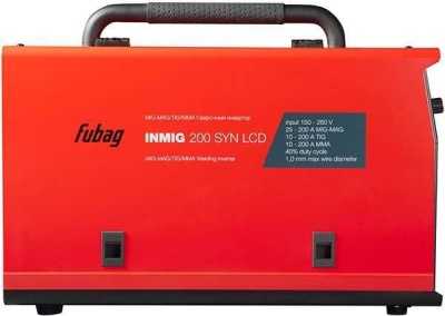 Fubag INMIG 200 SYN LCD+горелка FB 250_3 м (31435.1) Полуавтоматическая сварка MIG/MAG и MMA фото, изображение
